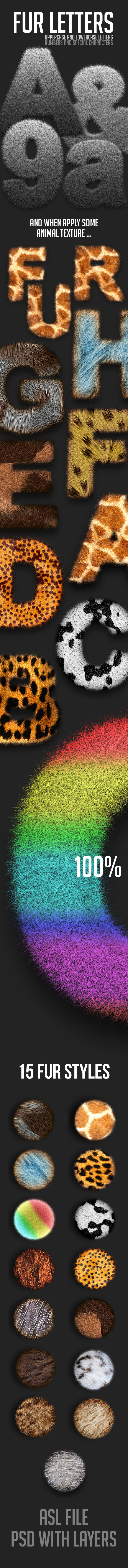Fur Styles - Styles Photoshop