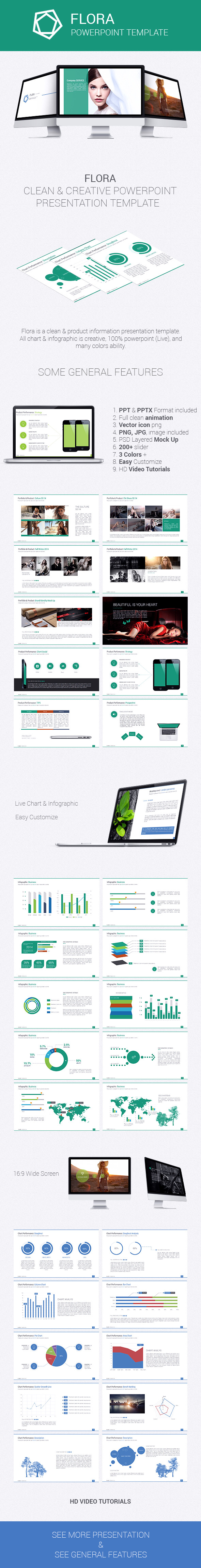 Flora - Presentation Template vol.1 - Presentation Templates
