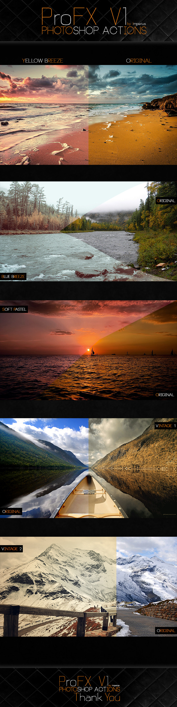 ProFX V1 Actions - Photo Effects Actions