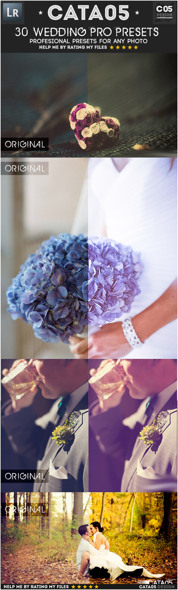 30 Wedding Pro Presets - Wedding Lightroom Presets
