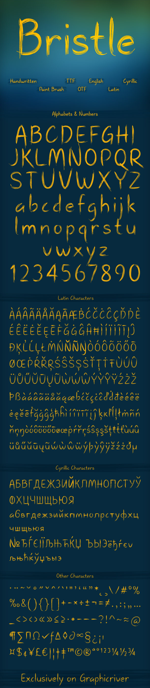 Bristle Font