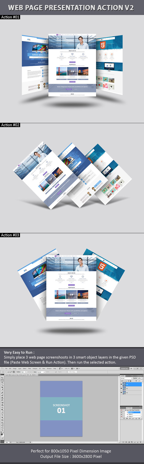 Web Page Presentation Action V2