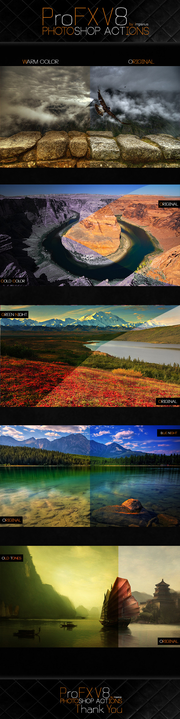 ProFX V8 Actions - Actions Photoshop
