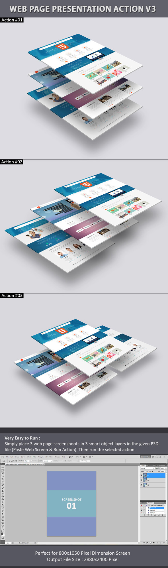 Web Page Presentation Action V3