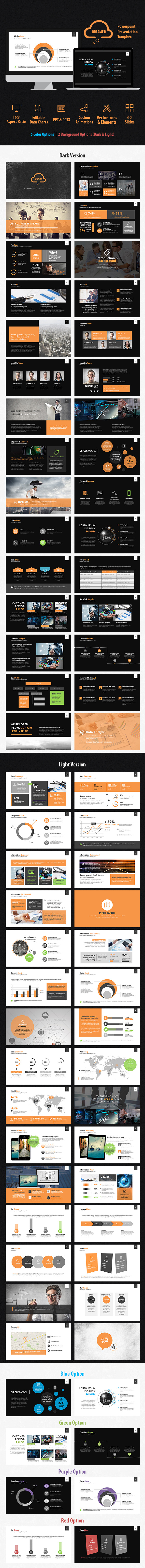 Dreamer Powerpoint Presentation Template - Business PowerPoint Templates