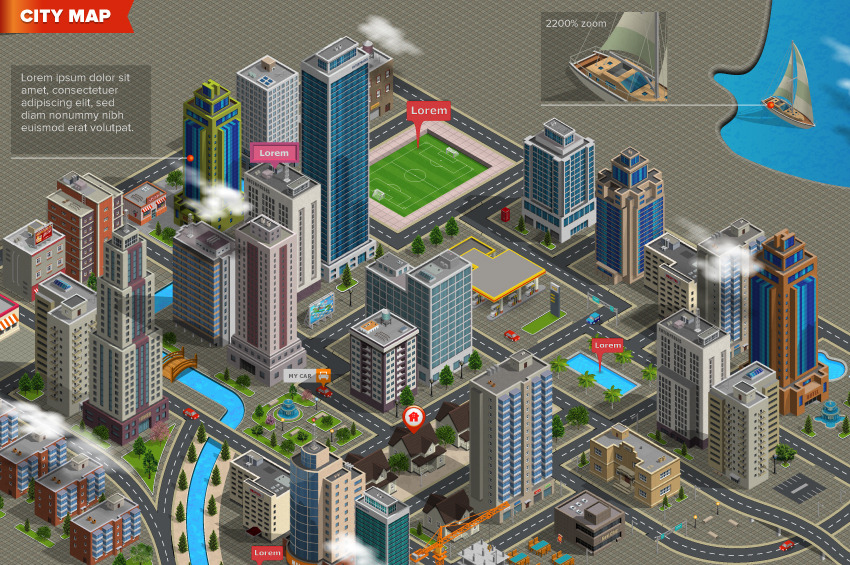 3D City And Map Generator By Designhatti GraphicRiver   Screenshots1 