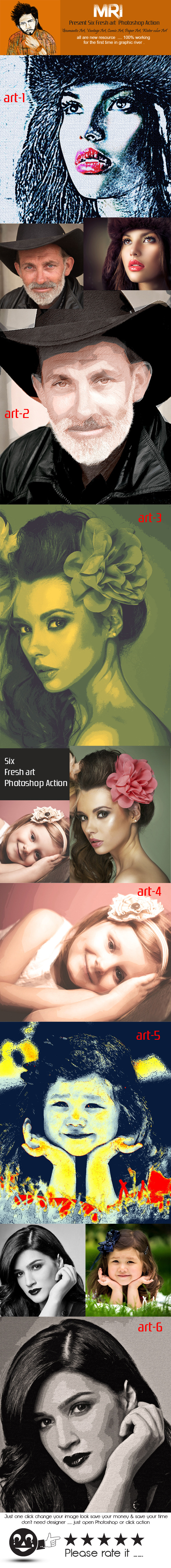 Fresh Art - Actions Photoshop