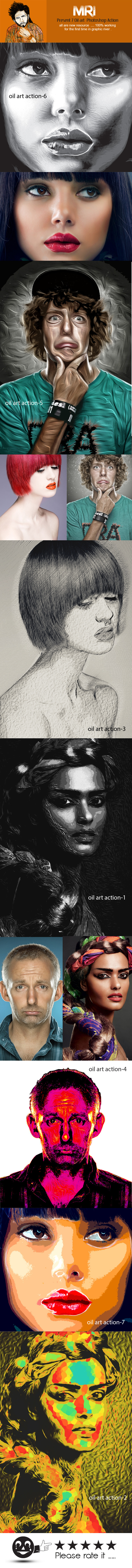Pure Oil Art - Actions Photoshop