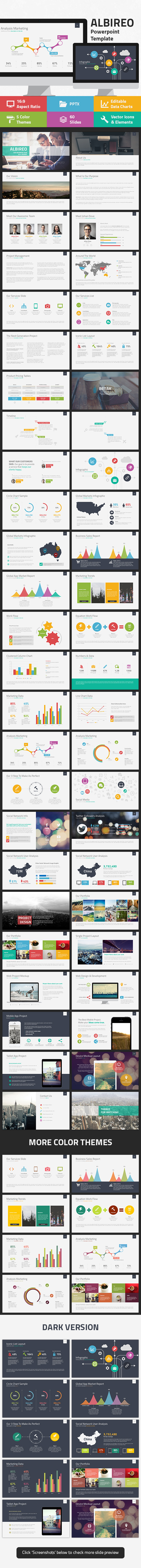 Albireo Powerpoint Template - Business PowerPoint Templates