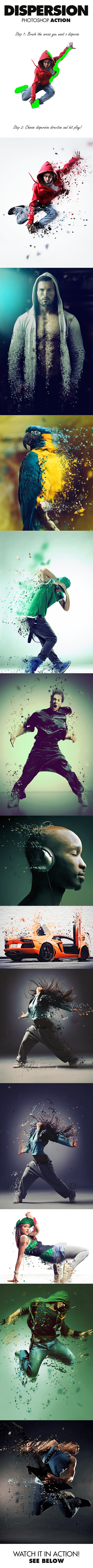 Dispersion Photoshop Action