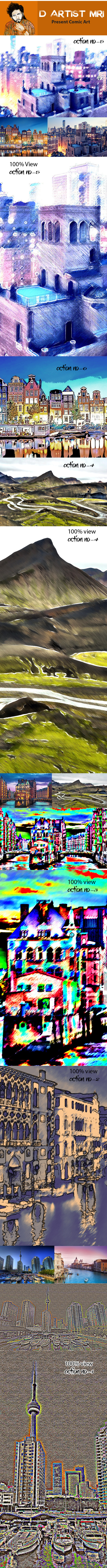 Comic Art - Actions Photoshop