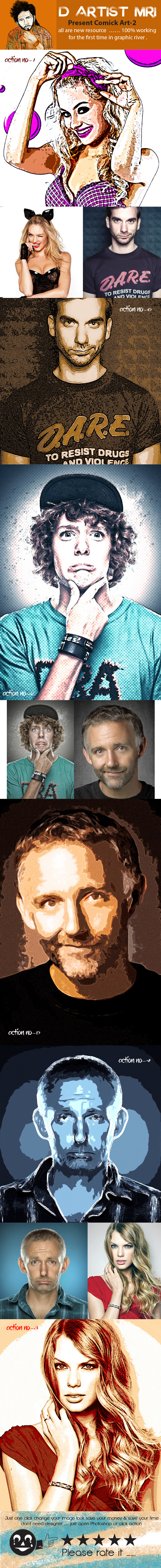 Comick Art-2 - Photo Effects Actions