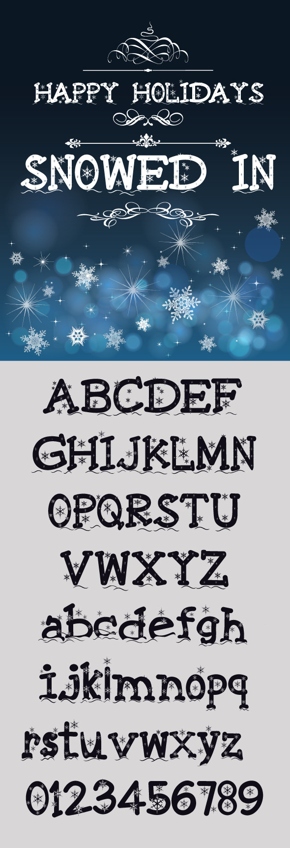 Snowed In Font - Decorative Fonts