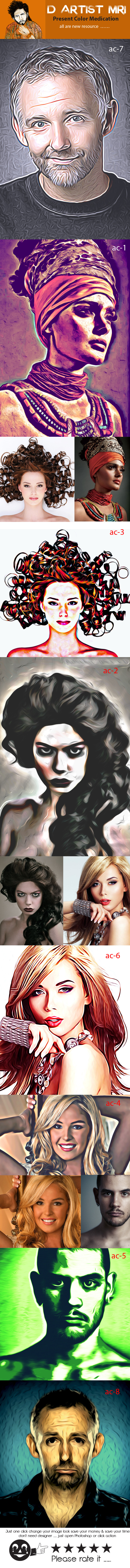 Creative Oil Art New - Actions Photoshop