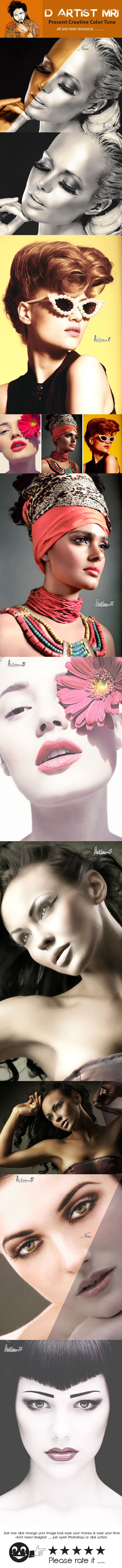 Creative Color Tone - Actions Photoshop
