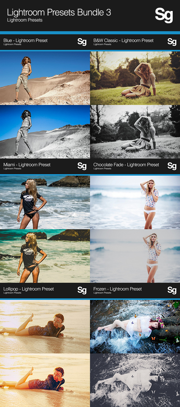 Lightroom Presets Bundle 3 - Portrait Lightroom Presets
