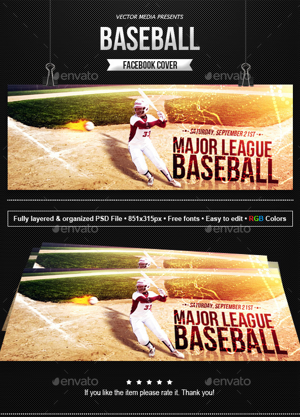 Baseball - Facebook Cover - Facebook Timeline Covers Social Media