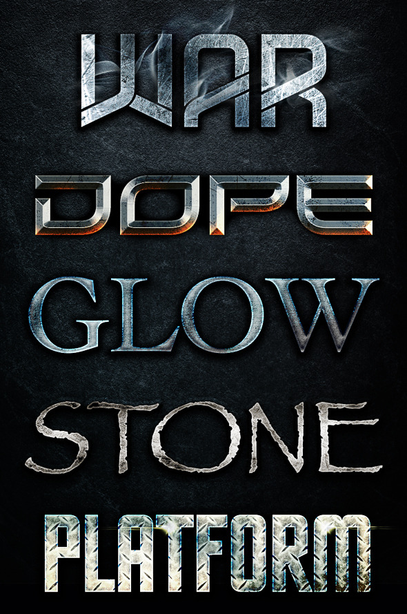 Cinematic Layer Styles - Part 4 - Text Effects Actions
