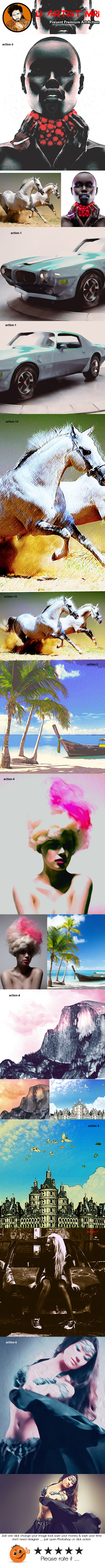 Premium Art Action - Actions Photoshop