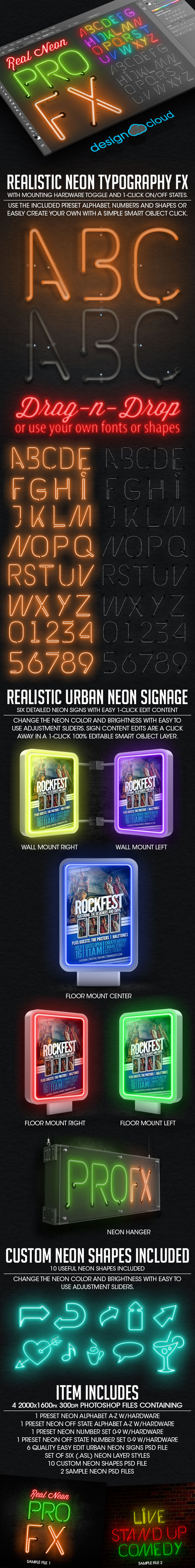 Real Neon Pro FX - Text Effects Styles