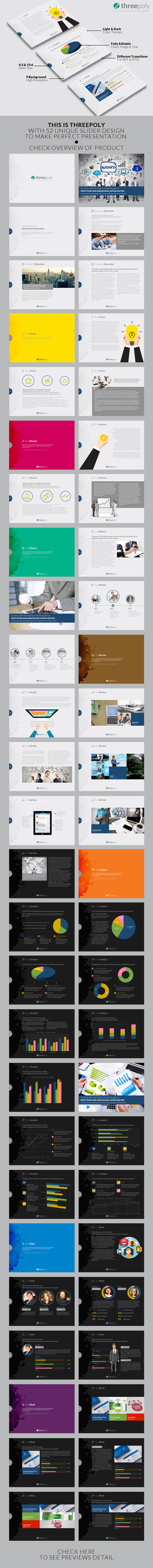 Threepoly Powerpoint Template - PowerPoint Templates Presentation Templates