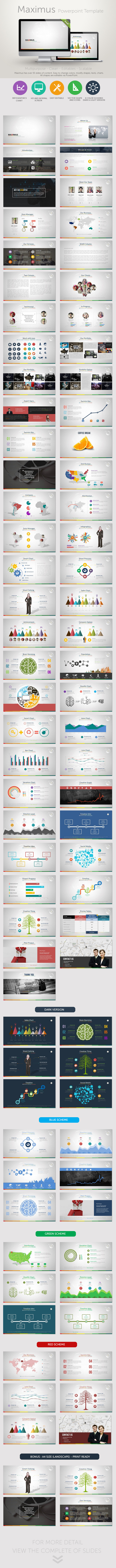 Maximus PowerPoint Presentation Template - Business PowerPoint Templates