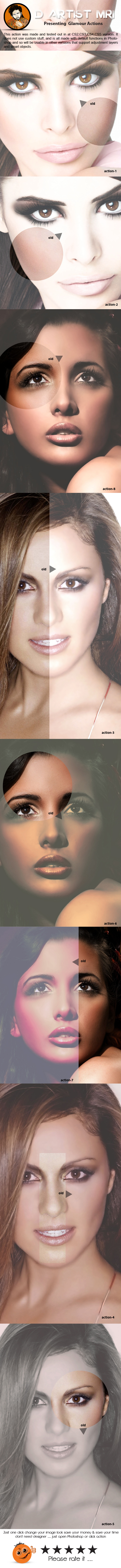 Glamour Actions - Actions Photoshop