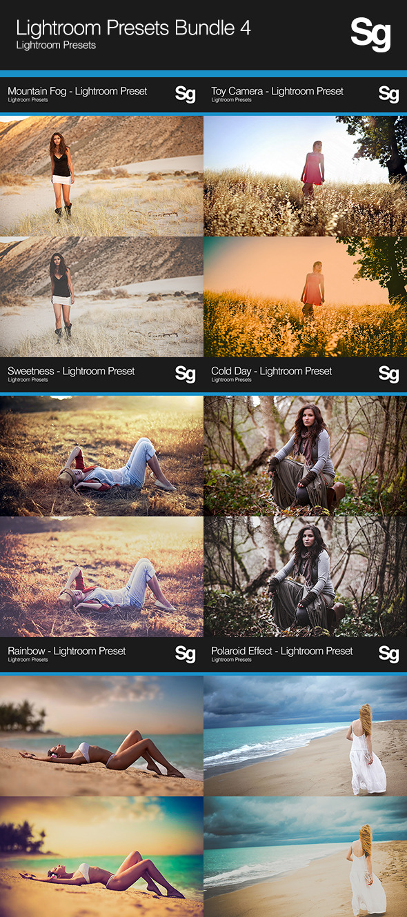 Lightroom Presets Bundle 4 - Portrait Lightroom Presets