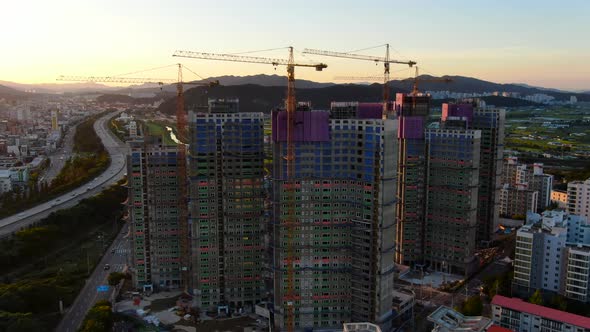 Gyeongsangbuk Do Gumi City Sinpyeong Dong Apartment Construction