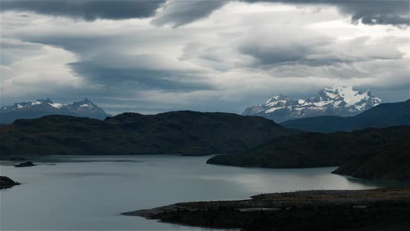 Wide Angle View of The Park with Lenticular Clouds alt