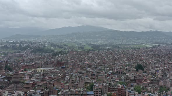 Aerial View Kathmandu Nepal alt