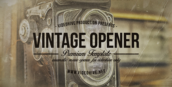 Vintage Opener Two - VideoHive 8826071