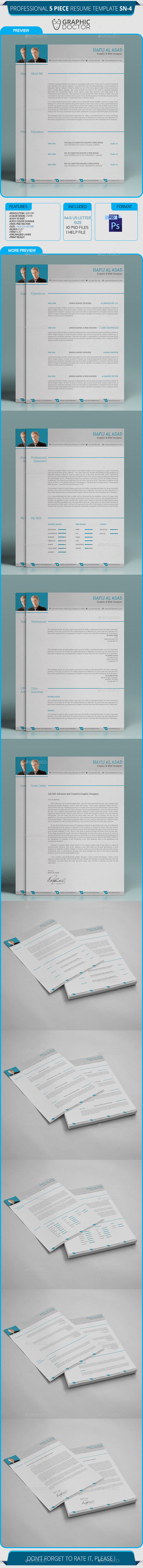 Corporate Resume Template SN-04