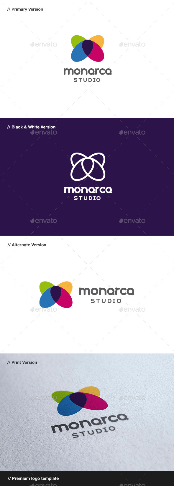 Monarca - Butterfly Logo - Animals Logo Templates