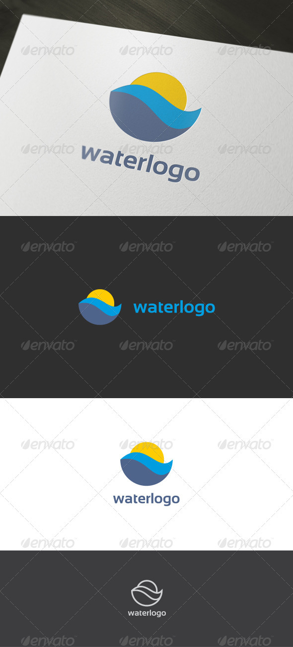 Water Logo - Nature Logo Templates