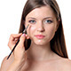 Beautiful Girl Applying Make Up - VideoHive Item for Sale