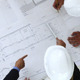 Young Architects Working On New Construction With Blueprints - VideoHive Item for Sale