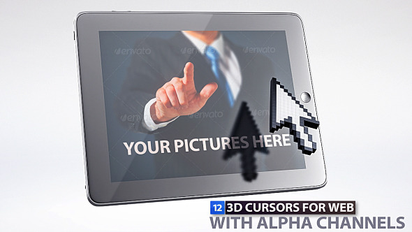 3D Cursors for - VideoHive 8846921