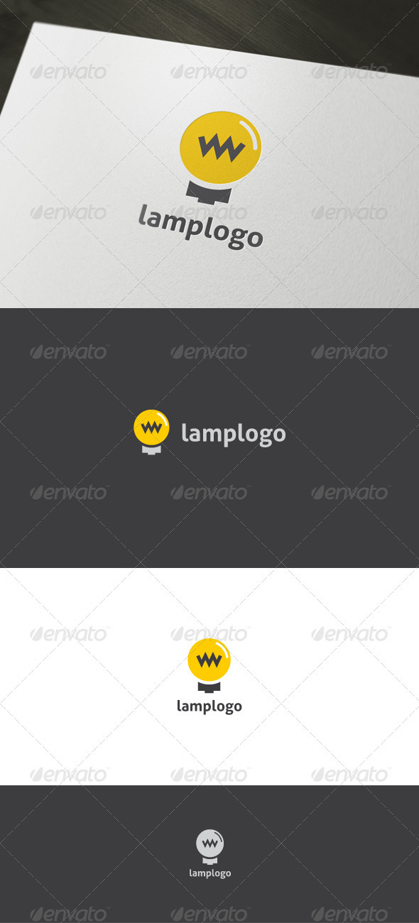 Lamp Logo - Objects Logo Templates