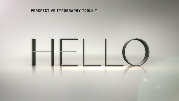 Perspective Typography ToolKit - VideoHive 8849404