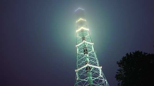 Television Tower at Night