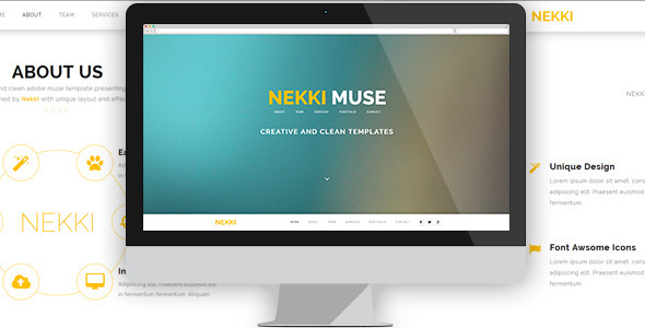 Nekki - Creative Muse Template