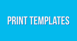 PRINT TEMPLATES ( FLYERS AND POSTERS )