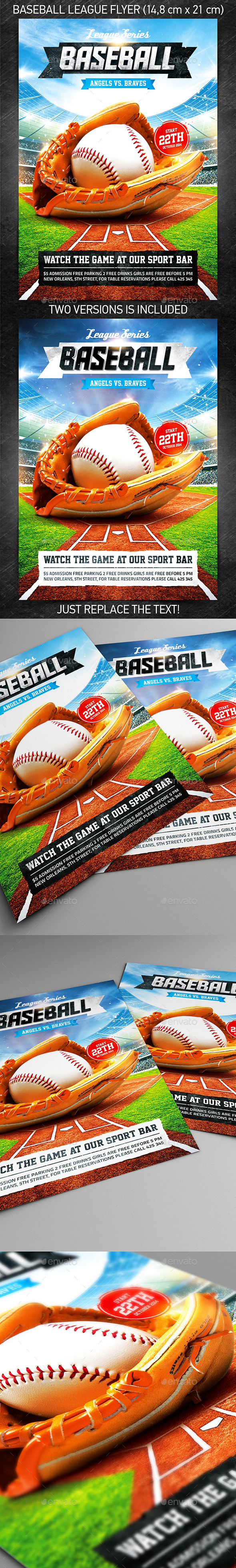 Baseball League Series Flyer - Sports Events