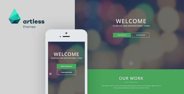 Flato - Parallax One Page WordPress Theme