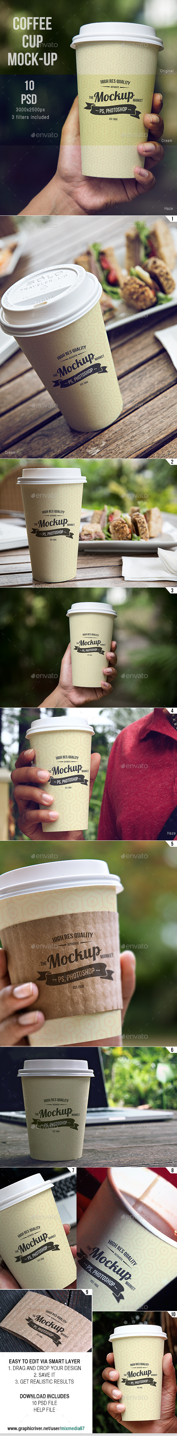 Coffee Cup Mockup - Product Mock-Ups Graphics