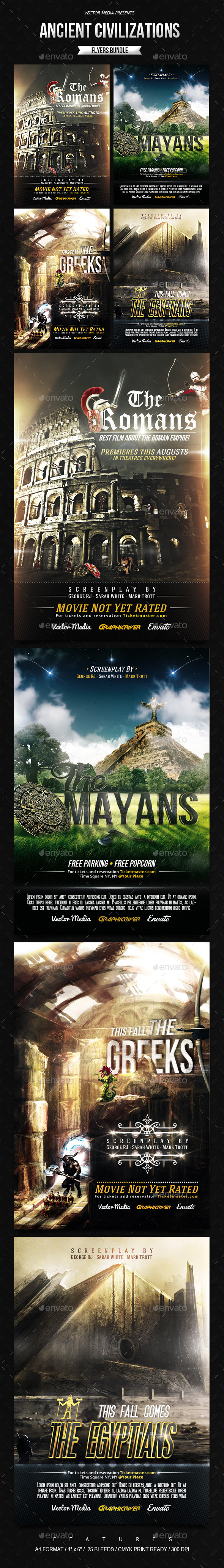 Ancient Civilizations - Movie Posters Bundle