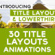 Titles - VideoHive Item for Sale