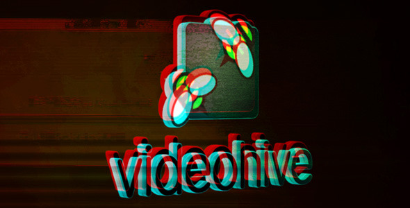 3D Glitch Logo - VideoHive 8879156