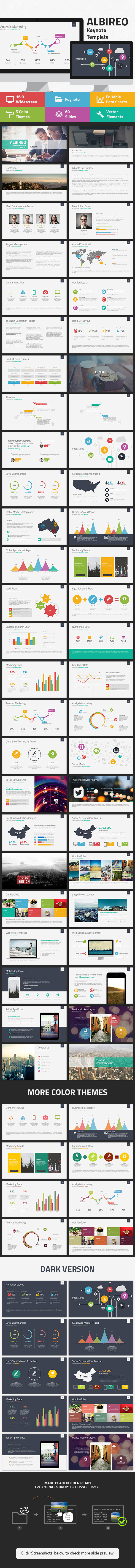 Albireo Keynote Template - Business Keynote Templates